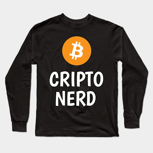 cripto nerd Long Sleeve T-Shirt by juinwonderland 41